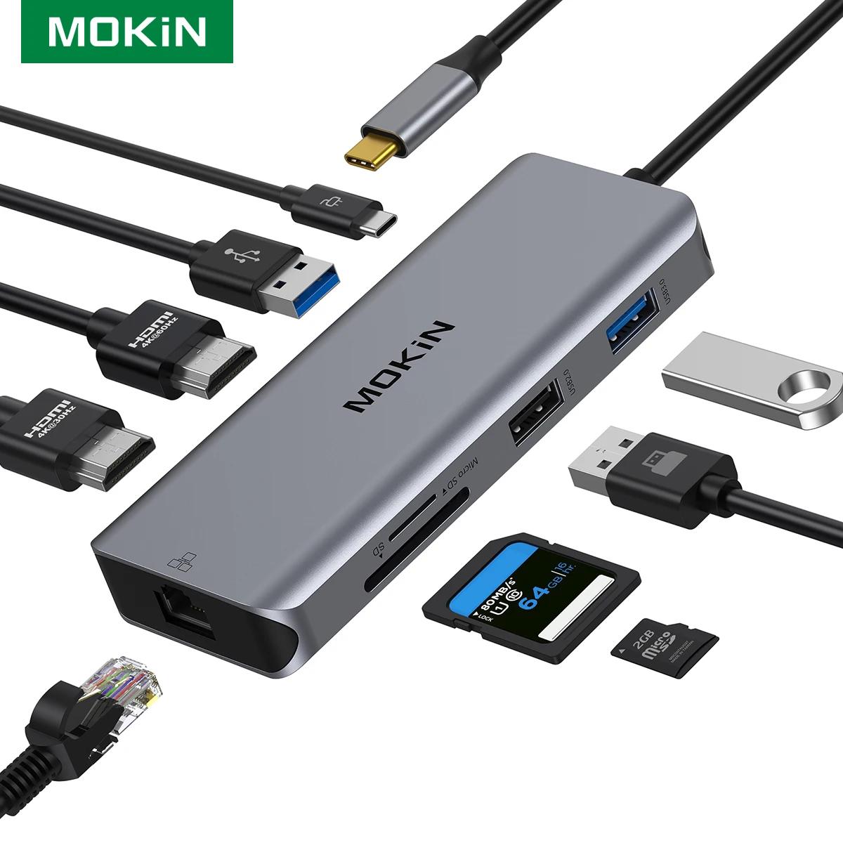 MOKiN USB C- HDMI , CŸ USB  ŷ ̼,   HDMI ,  4K @ 60Hz, 9  1